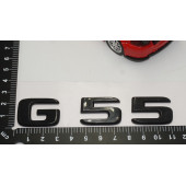 G55 Bagaj Parlak Siyah ABS 3M 3D Yazı Logo - 5