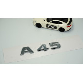 DK Benz A45 Bagaj Krom ABS 3M 3D Yazı Logo - 2