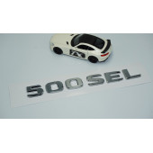 DK Tuning 500 SEL Bagaj Krom ABS 3M 3D Yazı Logo Benz İle Uyumlu - 2