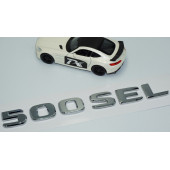 DK Tuning 500 SEL Bagaj Krom ABS 3M 3D Yazı Logo Benz İle Uyumlu - 3