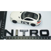 DK Tuning Dodge Nitro Bagaj Siyah ABS 3M 3D Yazı Logo Amblem thumbnail 4