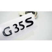 DK Tuning İnfiniti G35 S Siyah ABS Bagaj Yazı Logo - 1