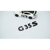 DK Tuning İnfiniti G35 S Siyah ABS Bagaj Yazı Logo - 2