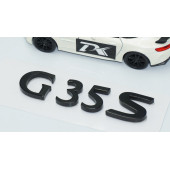 DK Tuning İnfiniti G35 S Siyah ABS Bagaj Yazı Logo - 3