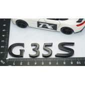 DK Tuning İnfiniti G35 S Siyah ABS Bagaj Yazı Logo - 4