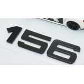 DK Tuning Alfa Romeo 156 Siyah ABS 3M 3D Bagaj Yazı Logo Arma thumbnail 3