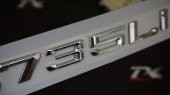 Bmw 735Lİ 735İ Bagaj Krom Metal 3M 3D Yazı Logo - 1