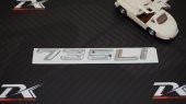 Bmw 735Lİ 735İ Bagaj Krom Metal 3M 3D Yazı Logo - 2