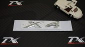 Bmw X4 Bagaj Krom Metal 3M 3D Yazı Logo - 2