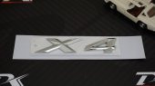 Bmw X4 Bagaj Krom Metal 3M 3D Yazı Logo - 3