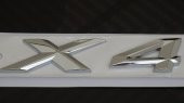 Bmw X4 Bagaj Krom Metal 3M 3D Yazı Logo - 4
