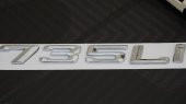 Bmw 735Lİ 735İ Bagaj Krom Metal 3M 3D Yazı Logo - 4