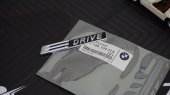 Bmw E Drive Krom Metal Bagaj Logo 3M 3D Orjinal Ürün - 7