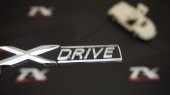 Bmw X Drive Krom Metal Bagaj Logo 3M 3D Orjinal Ürün - 1