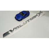 Mitsubishi Lancer Evolation X 3M 3D Bagaj Yazı Logo Amblem - 2