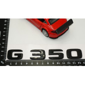 G 350 Bagaj Parlak Siyah ABS 3M 3D Yazı Logo - 5