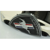 DK Ford Mustang Koşan At Bagaj Logo Siyah Krom Metal Plaka Arma - 4