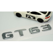 DK Benz GT 63 Bagaj Krom ABS 3M 3D Yazı Logo - 3
