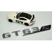 DK Benz GT 63S Bagaj Krom Siyah ABS 3M 3D Yazı Logo - 3