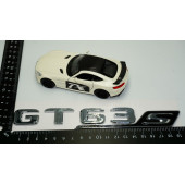 DK Benz GT 63S Bagaj Krom Siyah ABS 3M 3D Yazı Logo - 4