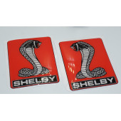 DK Tuning Ford Mustang Shelby Kobra Çamurluk Yanı Damla Desen 3D Logo Arma - 3