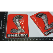 DK Tuning Ford Mustang Shelby Kobra Çamurluk Yanı Damla Desen 3D Logo Arma - 5
