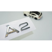 DK Tuning A2 Bagaj Krom ABS 3M Yazı Logo Audi İe Uyumlu - 1