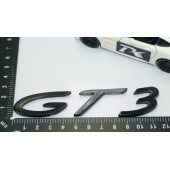 DK Tuning Porsche 911 GT3 Bagaj Siyah ABS Yazı Logo Amblem - 4