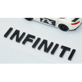 DK Tuning İnfiniti Siyah ABS Bagaj Yazı Logo thumbnail 3