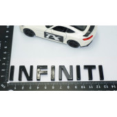 DK Tuning İnfiniti Siyah ABS Bagaj Yazı Logo thumbnail 4