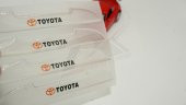 Toyota Logo Kapı Kenarı Koruma Şeffaf Kauçuk 3M Band New Style - 1