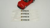Porsche Logo Kapı Kenarı Koruma Şeffaf Kauçuk 3M Band New Style - 2