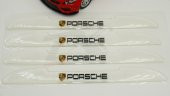 Porsche Logo Kapı Kenarı Koruma Şeffaf Kauçuk 3M Band New Style - 3