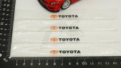 Toyota Logo Kapı Kenarı Koruma Şeffaf Kauçuk 3M Band New Style - 8
