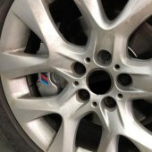 RR Logo Kaliper Üstü 3M 3D Damla Desen Logo Arma Amblem Set thumbnail 3