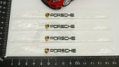 Porsche Logo Kapı Kenarı Koruma Şeffaf Kauçuk 3M Band New Style - 8