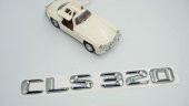 CLS 320 Bagaj Krom Metal 3M 3D Yazı Logo - 2