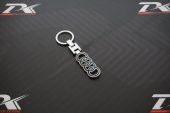 Audi Halka Logo Krom Metal Çift Yön Anahtarlık - 4