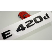 E 420d Bagaj Parlak Siyah ABS 3M 3D Yazı Logo - 1