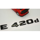 E 420d Bagaj Parlak Siyah ABS 3M 3D Yazı Logo - 3