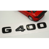 G 400 Bagaj Parlak Siyah ABS 3M 3D Yazı Logo - 3