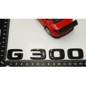 G 300 Bagaj Parlak Siyah ABS 3M 3D Yazı Logo - 5