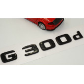 G 300d Bagaj Parlak Siyah ABS 3M 3D Yazı Logo - 3
