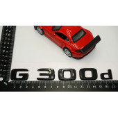 G 300d Bagaj Parlak Siyah ABS 3M 3D Yazı Logo - 5