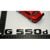 G 550d Bagaj Parlak Siyah ABS 3M 3D Yazı Logo - 5