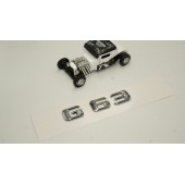 G63 Bagaj Krom Metal 3M 3D Yazı Logo - 2