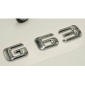 G63 Bagaj Krom Metal 3M 3D Yazı Logo - 3