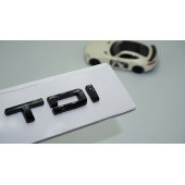 DK Tuning Leon TDi Bagaj Siyah ABS Yazı Logo Amblem Seat İle Uyumlu - 1