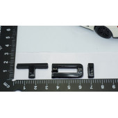 DK Tuning Leon TDi Bagaj Siyah ABS Yazı Logo Amblem Seat İle Uyumlu - 4