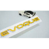 DK Tuning Evoque Bagaj Sarı 3M 3D Yazı Logo Range Rover İle Uyumlu - 1